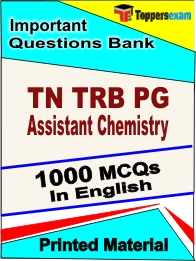TN TRB PG Assistant Chemistry Book in English - Objective MCQ