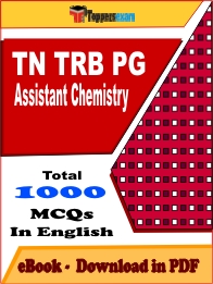 TN TRB PG Assistant Chemistry Exam PDF Book In English - MCQ / Objective Questions