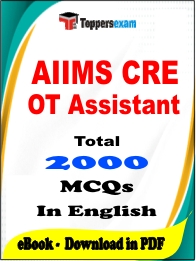 AIIMS CRE OT Assistant Exam PDF Book In English - MCQ / Objective Questions