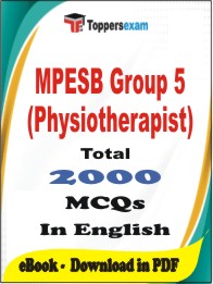 MPESB Group 5 (Physiotherapist) PDF Book In English - MCQ / Objective Questions