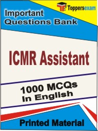 ICMR Assistant Book in English - Objective MCQ