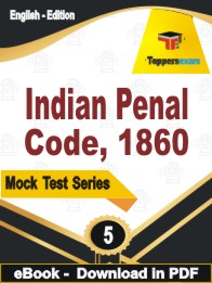 Indian Penal Code, 1860 Test PDF Book In English - Practice Set