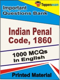 Indian Penal Code, 1860 Book in English - Objective MCQ