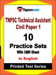TNPSC Technical Assistant Civil Paper 1 Book in English - Practice Set