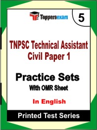 TNPSC Technical Assistant Civil Paper 1 Book in English - Mock Test / Practice Set