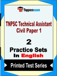 TNPSC Technical Assistant Civil Paper 1 Book in English - Question Paper / Practice Set