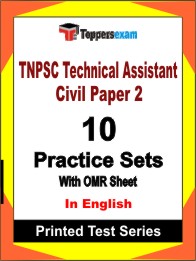 TNPSC Technical Assistant Civil Paper 2 Book in English - Practice Set
