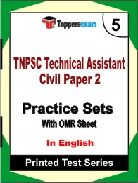 TNPSC Technical Assistant Civil Paper 2 Book in English - Mock Test / Practice Set