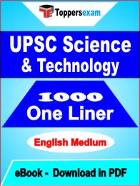 UPSC Science & Technology One Liner Book PDF in English