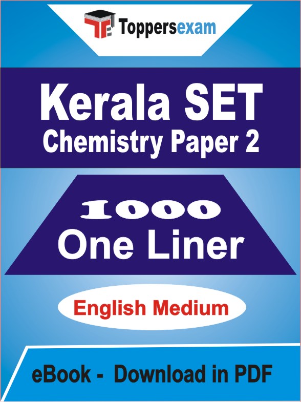 KERALA SET CHEMISTRY PAPER 2 One Liner Book PDF in English