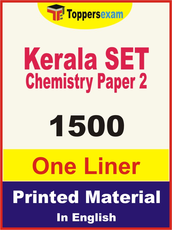 Kerala SET Chemistry Paper 2 One Liner Book in English