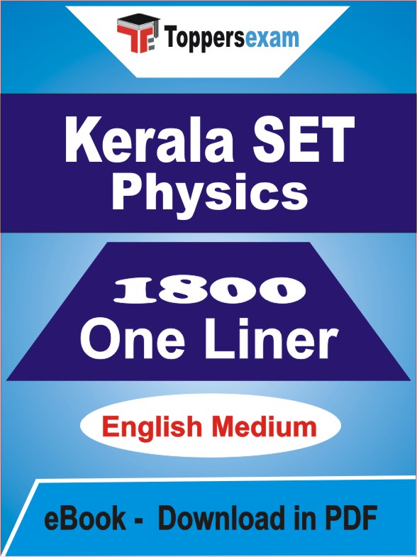 KERALA SET PHYSICS One Liner Book PDF in English