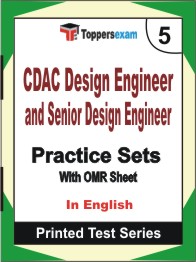 CDAC Design Engineer and Senior Design Engineer Book in English - Mock Test / Practice Set