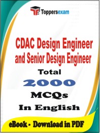 CDAC Design Engineer and Senior Design Engineer PDF Book in English - MCQ / Objective Questions