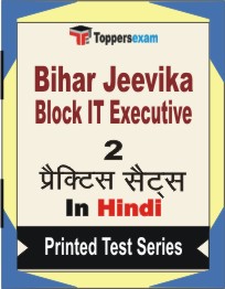 Bihar Jeevika Block IT Executive Book in Hindi - Question Paper / Practice Set