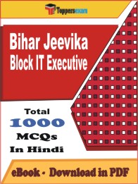 Bihar Jeevika Block IT Executive PDF Book in Hindi - MCQ / Objective Questions