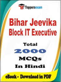 Bihar Jeevika Block IT Executive PDF Book in Hindi - MCQ / Objective Questions