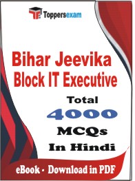 Bihar Jeevika Block IT Executive PDF Book in Hindi - MCQ / Objective Questions