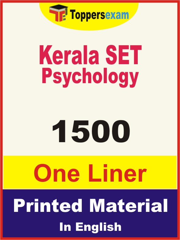 Kerala SET Psychology One Liner Book in English
