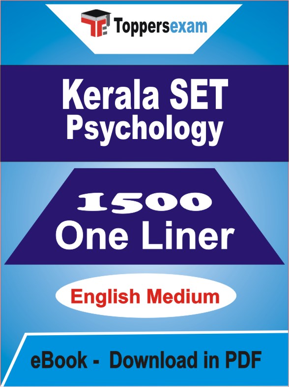 KERALA SET PSYCHOLOGY One Liner Book PDF in English