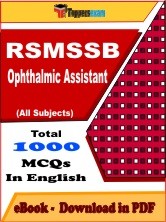 RSMSSB Ophthalmic Assistant PDF Book In English