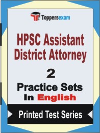 HPSC Assistant District Attorney Book in English - Question Paper / Practice Set
