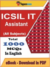 EBook of ICSIL IT Assistant Exam, PDF Format in English