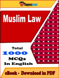 Muslim Law PDF Book in English - MCQ / Objective Questions