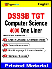 DSSSB TGT Computer Science One Liner Book in English
