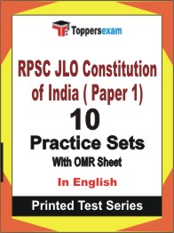 RPSC JLO Constitution of India (Paper 1) Book in English - Practice Set