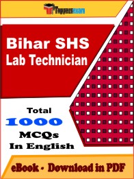 Bihar SHS Lab Technician PDF Book in English - MCQ / Objective Questions