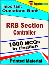 RRB Section Controller Book in English - Objective MCQ