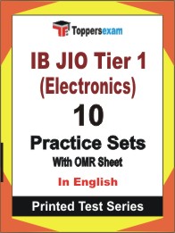 IB JIO Tier 1 (Electronics) Book in English - Practice Set