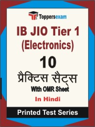 IB JIO Tier 1 (Electronics) Book in Hindi - Practice Set