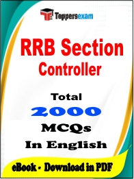 RRB Section Controller Exam PDF Book In English - MCQ / Objective Questions