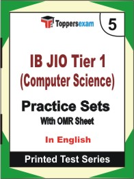 IB JIO Tier 1 (Computer Science) Book in English - Mock Test / Practice Set