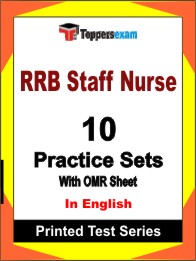 RRB Staff Nurse Book in English - Practice Set