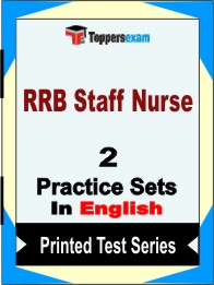 RRB Staff Nurse Book in English - Question Paper / Practice Set