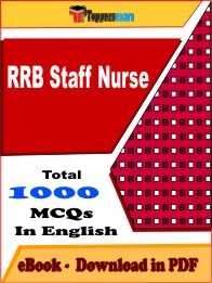 RRB Staff Nurse PDF Book in English - MCQ / Objective Questions