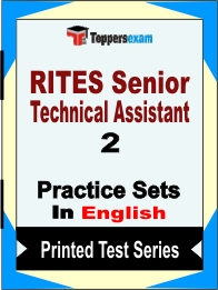 RITES Senior Technical Assistant Book in English - Question Paper / Practice Set