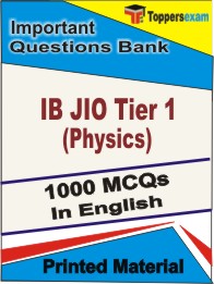 IB JIO Tier 1 (Physics) Book in English - Objective MCQ
