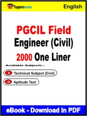 PGCIL Field Engineer (Civil) One Liner Book PDF in English