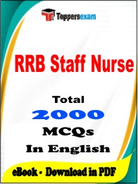 RRB Staff Nurse PDF Book in English - MCQ / Objective Questions