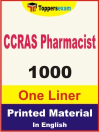 CCRAS Pharmacist One Liner Book in English