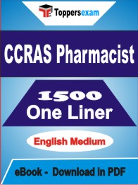 CCRAS Pharmacist One Liner Book PDF in English