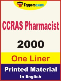 CCRAS Pharmacist One Liner Book in English