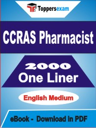CCRAS Pharmacist One Liner Book PDF in English