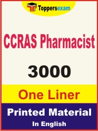 CCRAS Pharmacist One Liner Book in English
