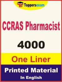 CCRAS Pharmacist One Liner Book in English
