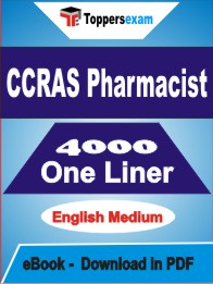 CCRAS Pharmacist One Liner Book PDF in English